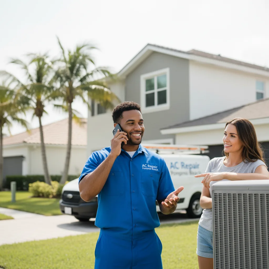 AC Repair Pompano Beach customer support in Vincent